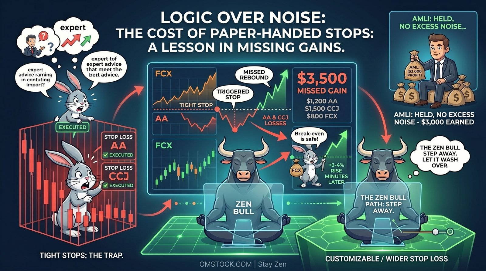 The Cost of Listening to the Noise: A Lesson in “Paper-Handed” Stops